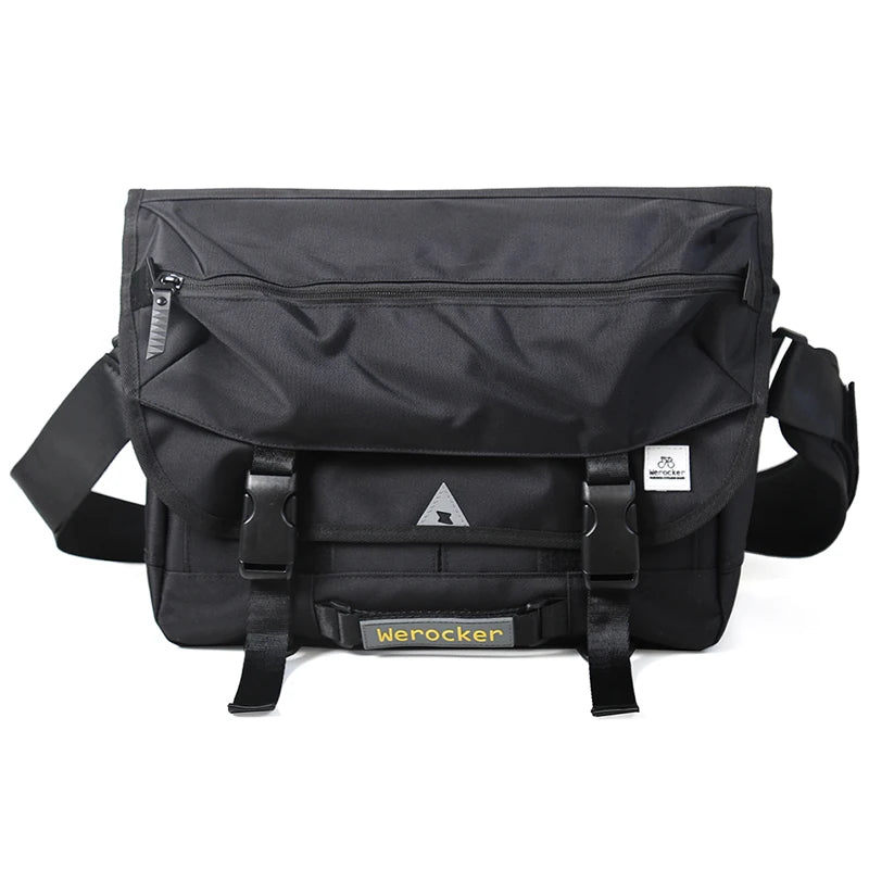 Messenger Bag for Men, Chest Shoulder Sling Bag, 15.6 Inch Laptop Satchel, Briefcase Crossbody Bag for Teenagers, Adults Outdoor
