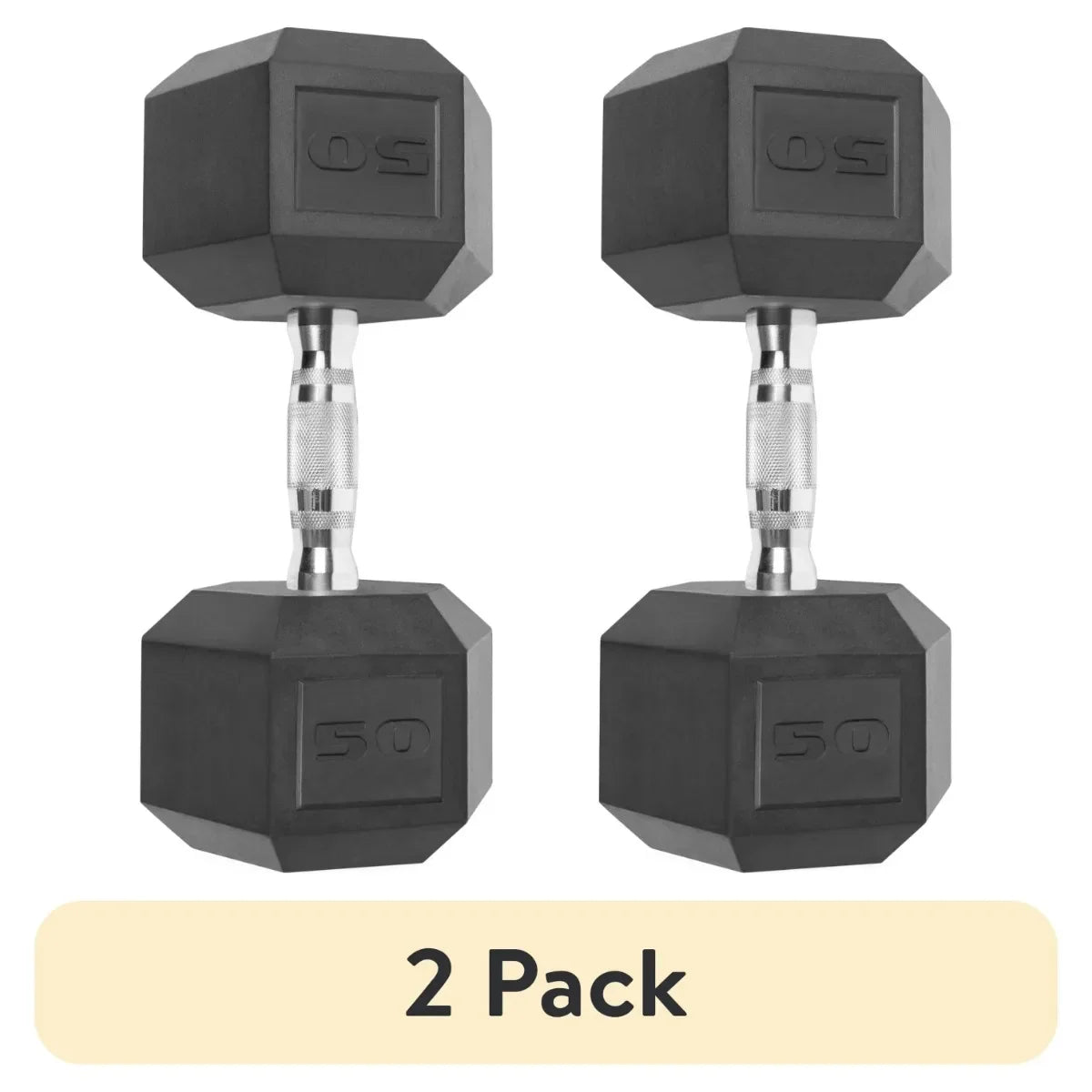 8lb Pair Rubber Coated Hex Dumbbells, Non-Slip Grip & Quiet Floor Protection, Hexagon Shape Prevents Rolling for Home Gym