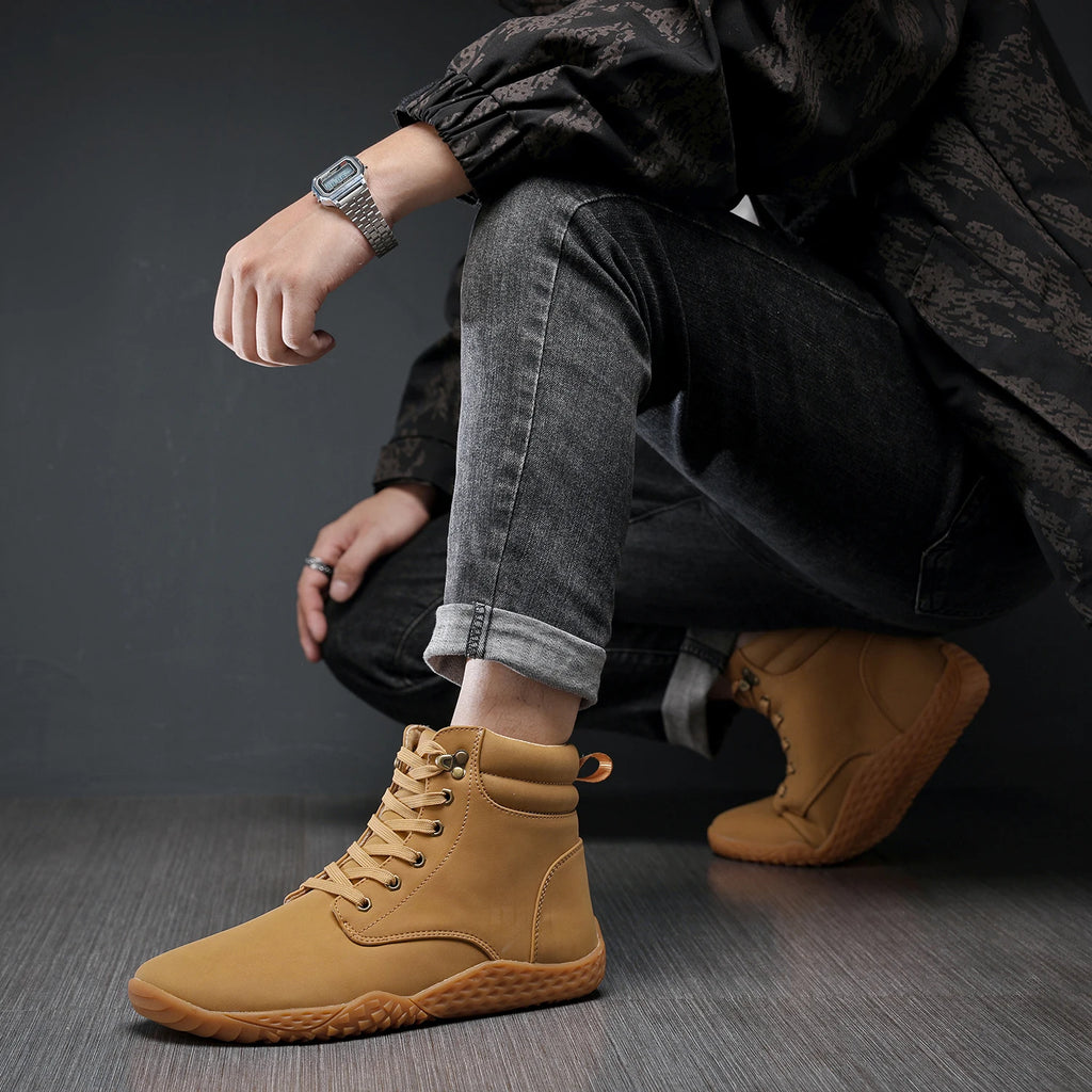 Men Wide Barefoot Shoes for Men Outdoor Trail Running Minimalist Walking Shoes Lightweight and Breathable Anti-slip sneakers