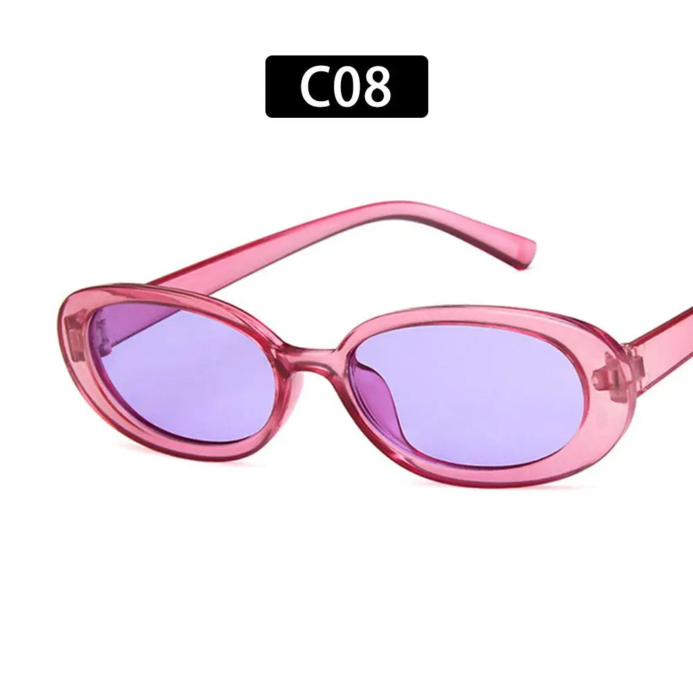 Retro Sunglasses for Women Small Oval Frame Sun Glasses Fashion Shades Polarized Eyewear UV400 Protection Outdoor Sports Shaeds