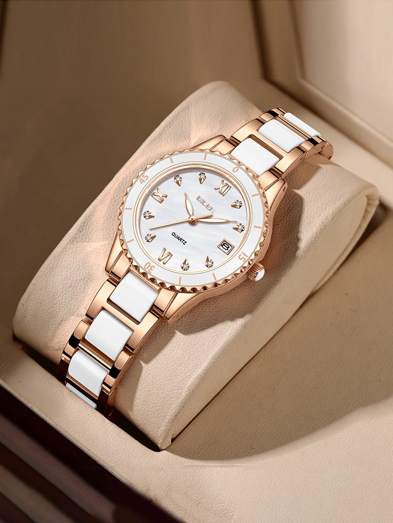 BIDEN Women's Wristwatch Luxury Brand Watch for Women Elegant Bracelet Waterproof Fashion Quartz Ladies Watches Reloj Para Mujer
