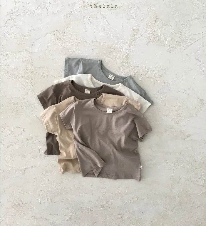 Baby Boy Stripe Shirt Summer Casual Short Bat Sleeve Kids Shirt for Boys Clothing Children Girls Sports Shirt Cotton Tops