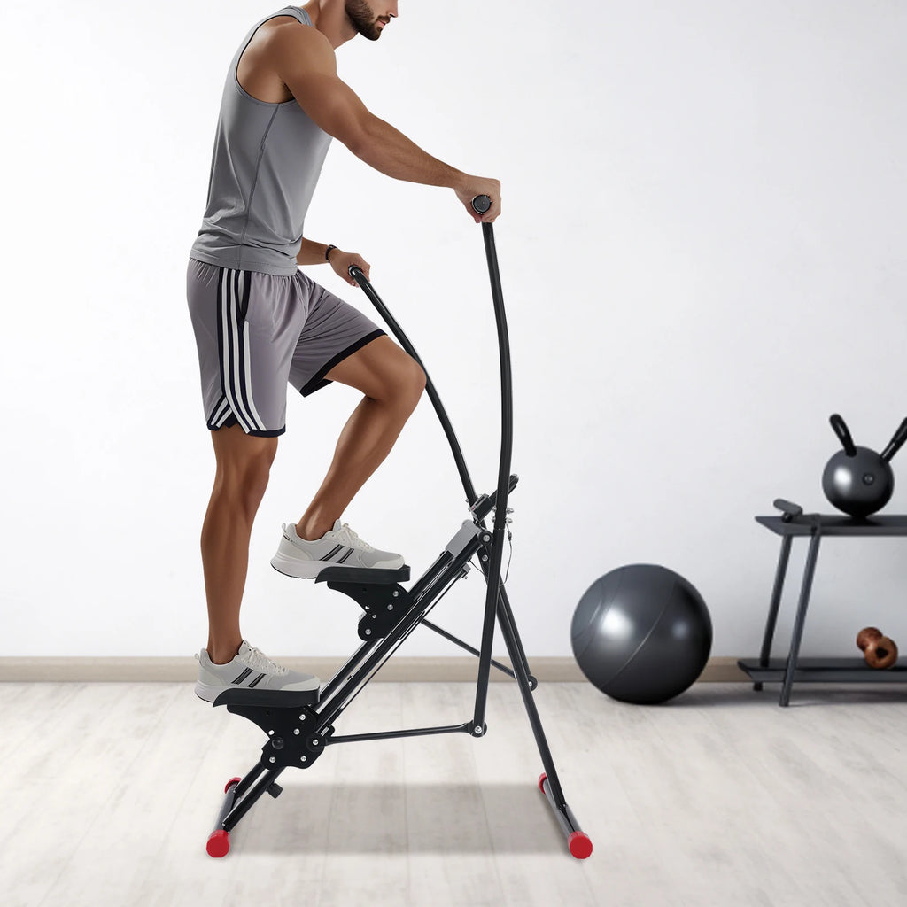 3 Gears Stair Stepper for Stair-climbing Exercises, Vertical Exercise Climber for Full-Body Workout, Stair Stepper for Home Gym