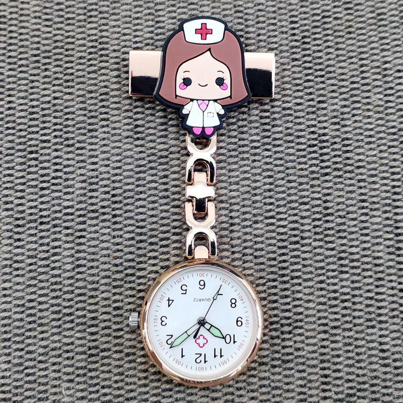 Personalized Your Name Logo Nurse Watch Hanging Medical Healthcare Gift Pocket Watch Men Women Quartz Doctor Midwife Fob Watch