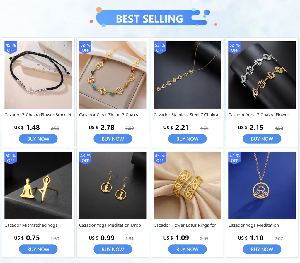 Cazador Stainless Steel 7 Chakra Flower Pendants Necklaces for Women Yoga Meditation Jewelry Amulet Necklaces Birthday Gift 2025