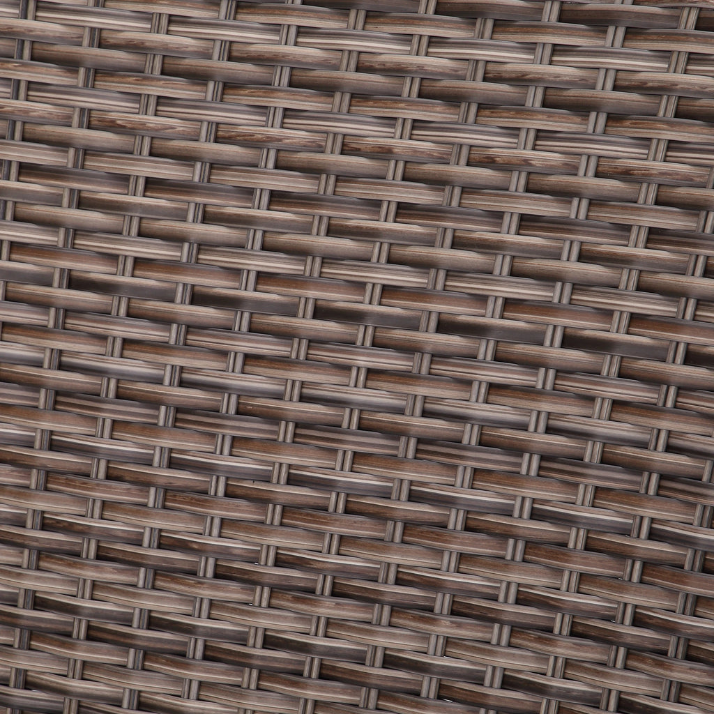 NAGA BAHNA 2pcs Patio Bar Chair with Soft Cushion, Rattan Wicker Outdoor Furniture Set for Backyards, Lawn, Deck, Poolside