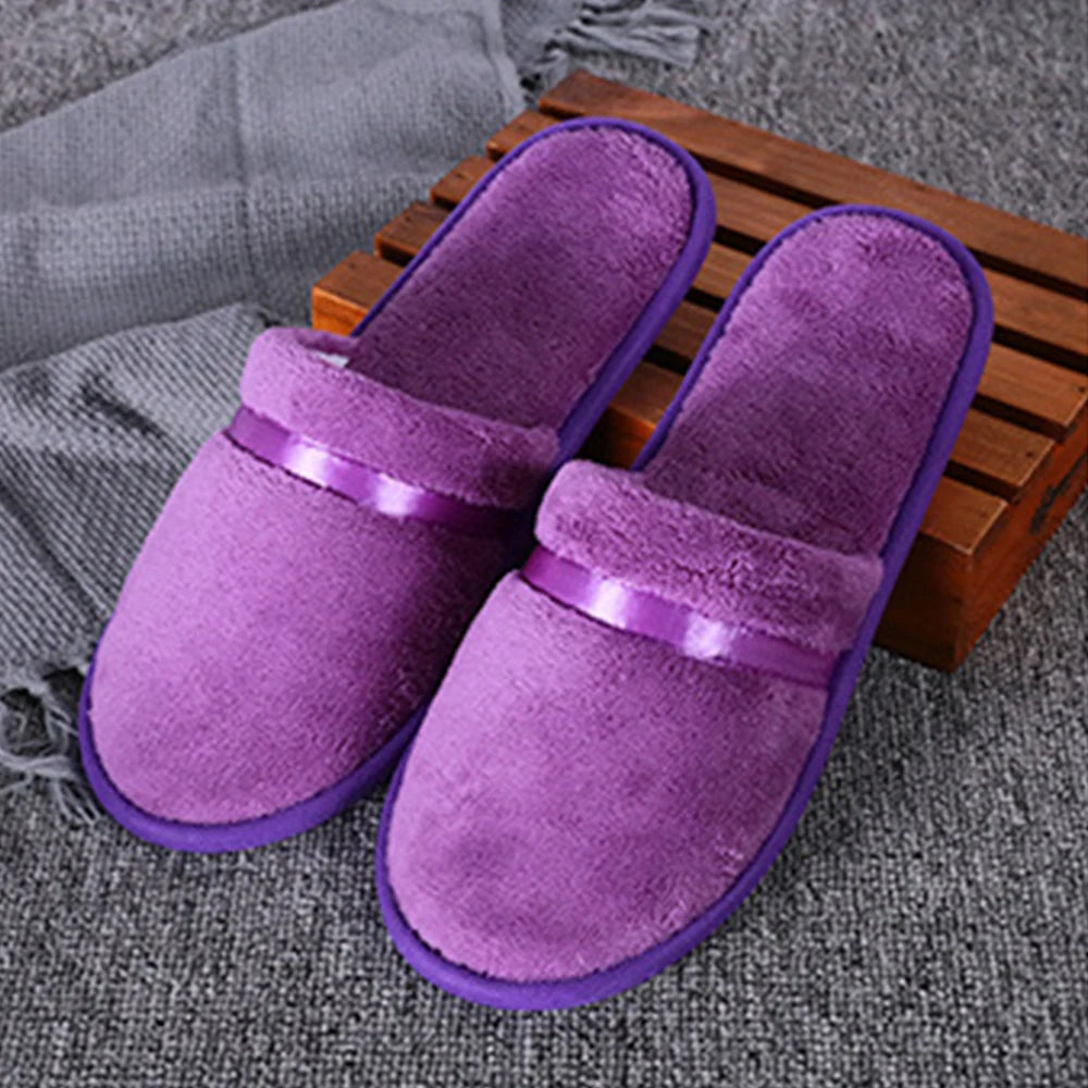 New Casual Unisex Indoor Home Slippers Cotton linen Soft Slippers Autumn Winter Flip Slops Women Men Linen Slides Slippers