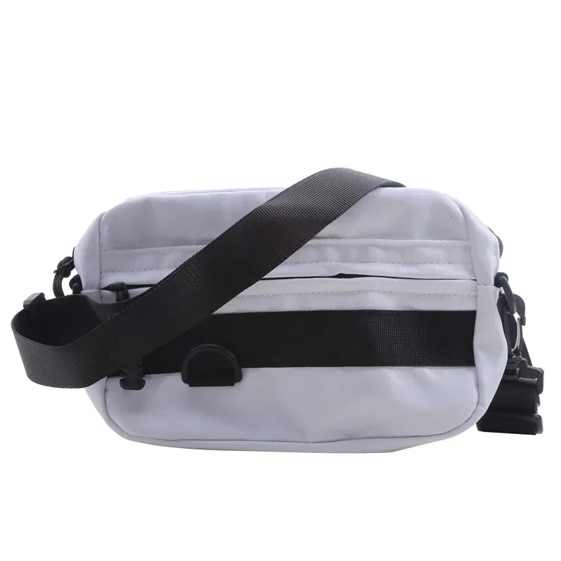 Casual Men Women Unisex Crossbody Bags Fashion Solid Color Couple Shoulder Bag High Quality Nylon Messenger Bag Handbags