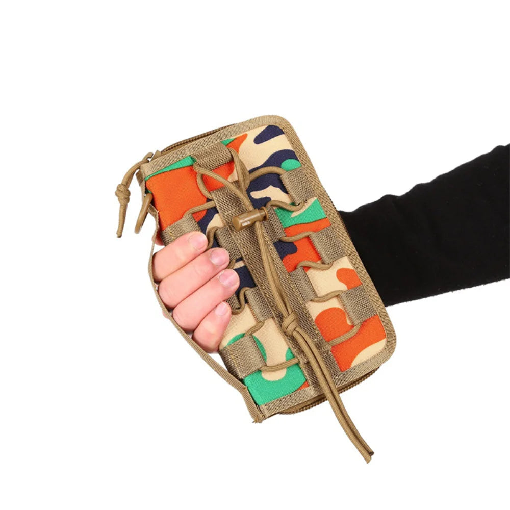 Tactical Wallet Credit Card Bag Military Multifunction Pouch Key Purse Handbags Checkbook Holder Clutch Organizer Phone Holder