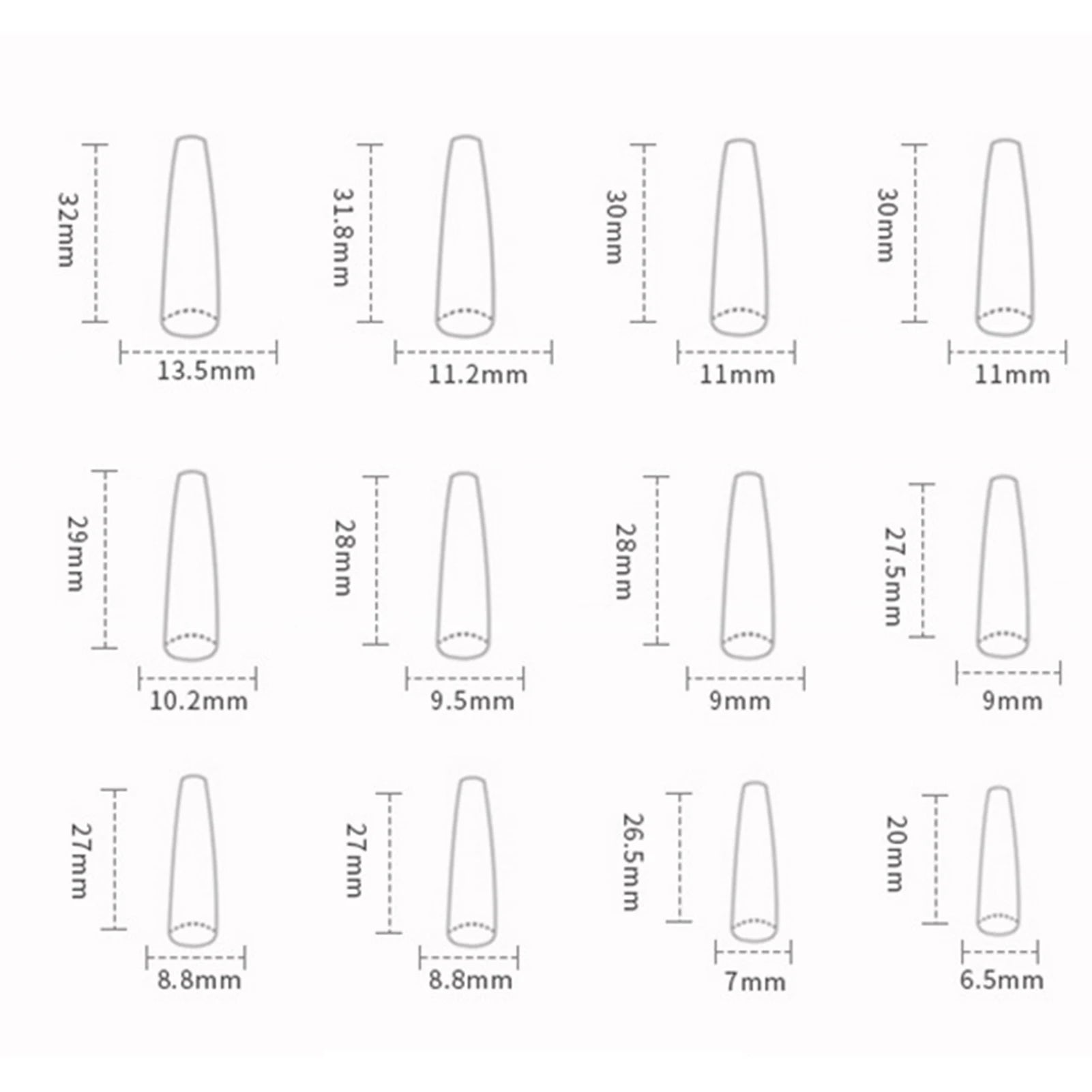 Rhinestone Embellished White Fake Nails Long Square UV Gel Cool Color Nails for Dance Parties Weekend Trips Parties