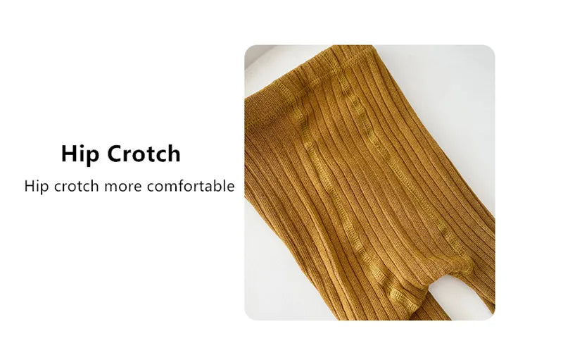 Spring Baby Boys Girls Pants Newborn Girl Leggings Tights Cotton Stretch Kids Children Knitting Trousers For 0 to 6Years