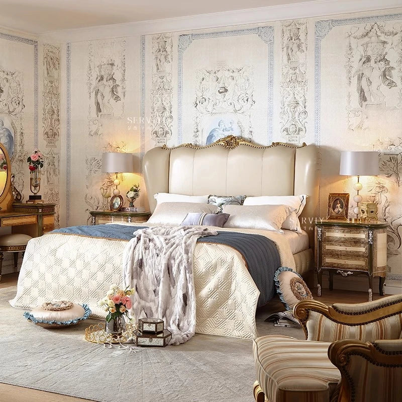 Frame Unique Bed Luxury Reading Nightstands Bedroom Lounge Bed Frame Children Sleeping Meubles De Chambre Home Accessories
