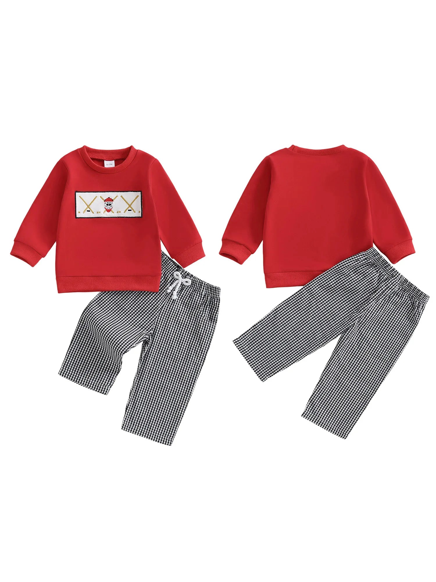 Toddler Boy Winter Outfit Snowflake Print Hoodie and Fleece Lined Joggers 2 Piece Set for Cold Weather Style