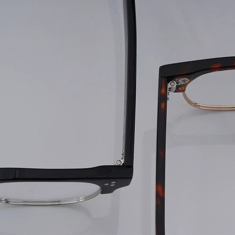LEMTOSH Glasses Frames TINIF For Men Women Acetate Alloy Square Classic Eyewear Designer Brand Vintage Fashion Eyeglasses