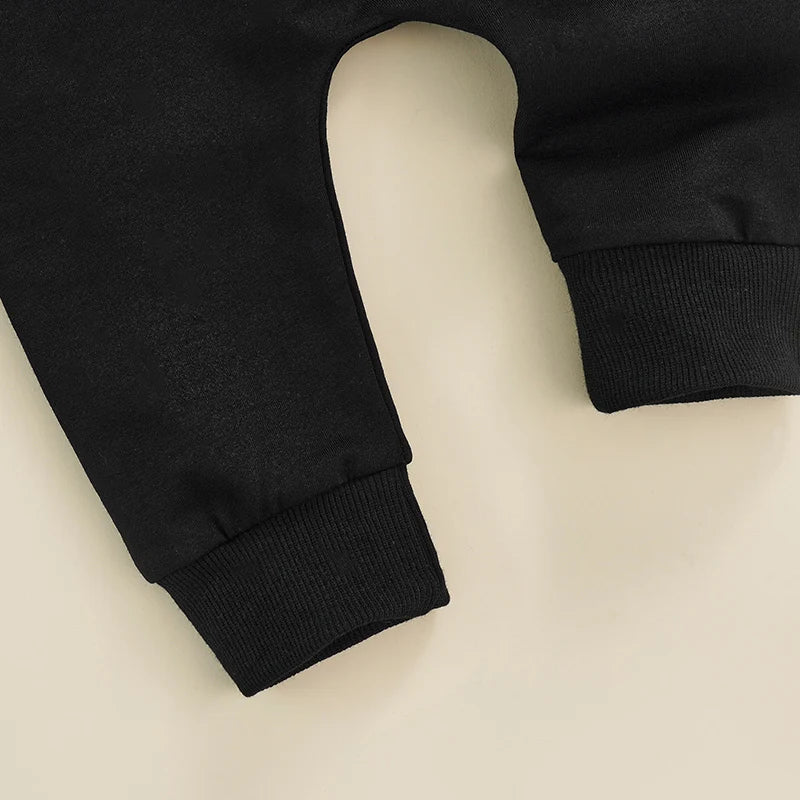 Newborn Boys Girls Casual Trousers Elastic Waist Adjustable Drawstring Plain Leisure Style Loose Fit Long Pants Sweatpants