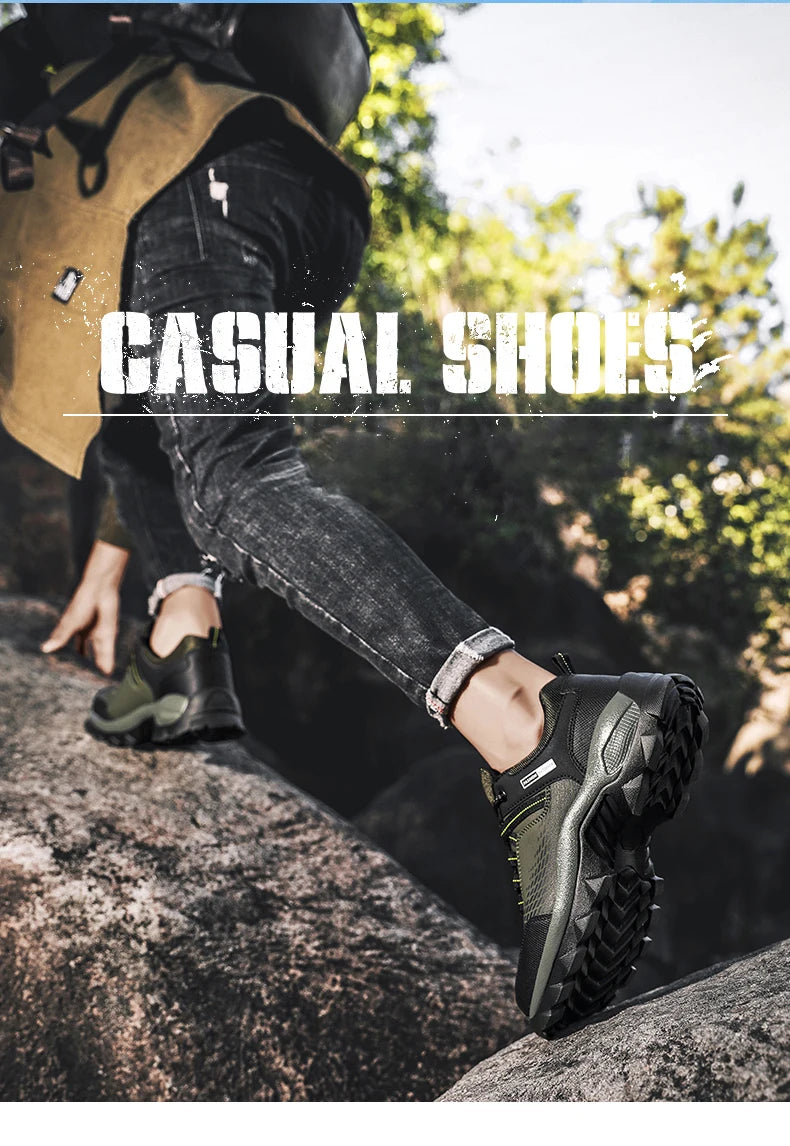 Men Boots Outdoor Sneakers Men Shoes 2024 New Fashion Male Casual Footwear Comfortable Tenis Masculino Botas Men Sneakers Shoes