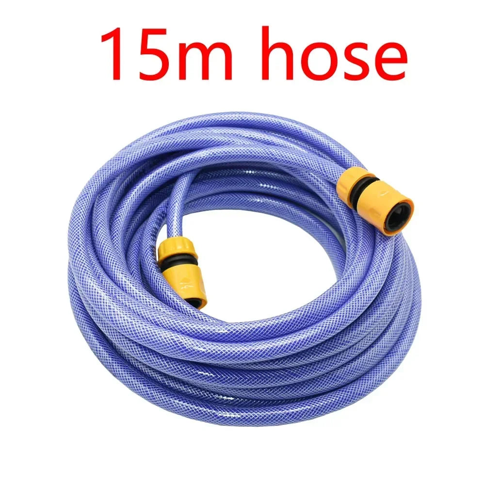 5m-15m Watering Hose 1/2 Inch PVC Car Wash Garden Irrigation Pipe Plants Flower Sprinkler Garden Hose Greenhouse Irrigating