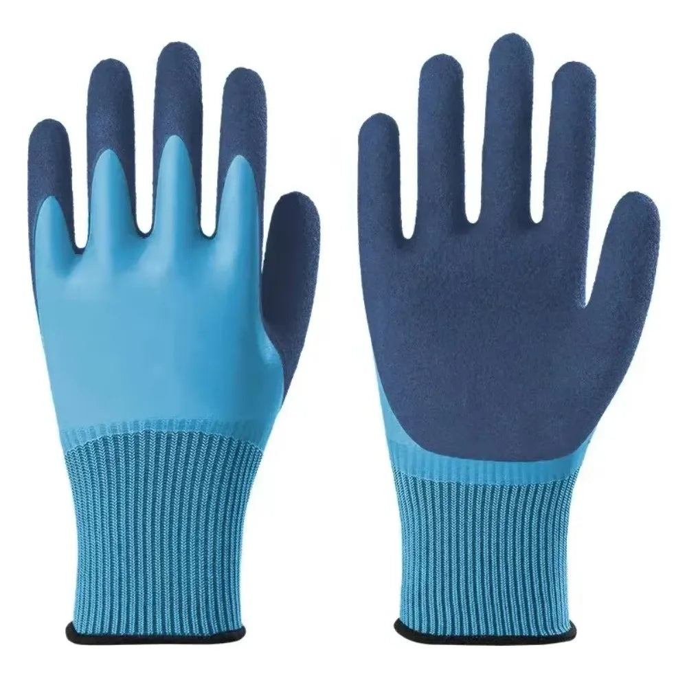 Puncture Resistant Gardening Gloves Latex Work Protection Protective Gloves Wear Resistant Waterproof Safety Work Gloves Garden
