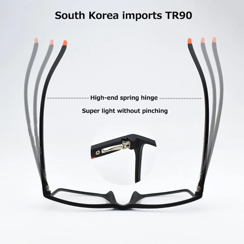 553 Ultralight Fashion Retro Square Glasses Frame Men TR90 Optical Prescription Women's Myopia Eyeglasses Frames motion Eyeglass