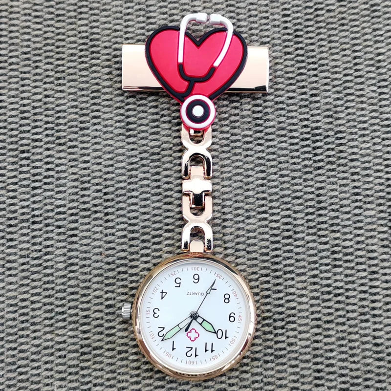 Personalized Your Name Logo Nurse Watch Hanging Medical Healthcare Gift Pocket Watch Men Women Quartz Doctor Midwife Fob Watch