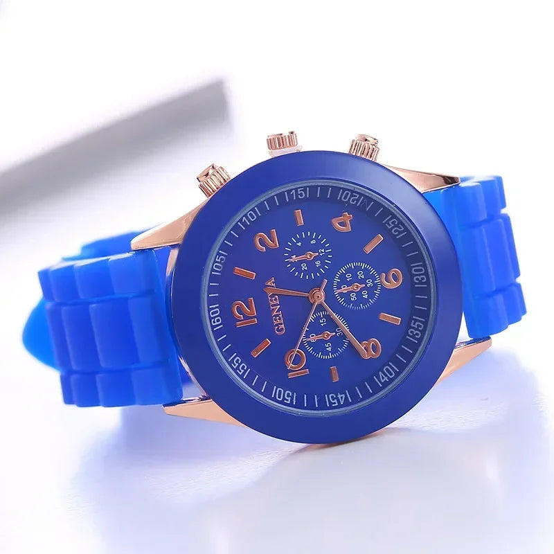 Women Watches 2025 New Fashion Luxury Brand Women's Watch Silicone Strap Quartz Wrist Watch For Female Relogio Feminino Zegarki