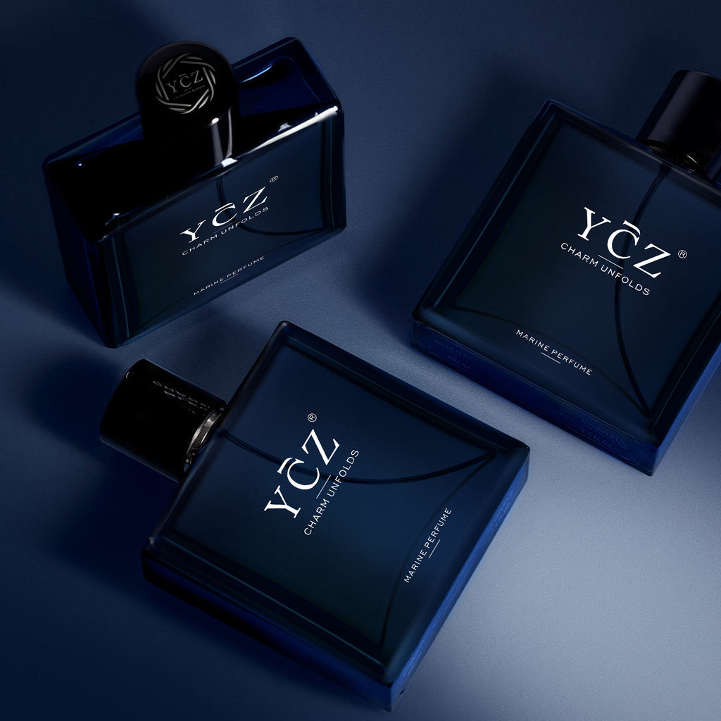 3pcs YCZ Men’s Cologne - 1.69oz, Fresh Grapefruit & Cedar Amber Scent, Long-Lasting Fragrance for Date Night, Perfect Boyfriend Gift, Eau de Toilette Spray, Ideal for Summer Vibes, Gift for Boyfriend | Modern Cap Design | Q