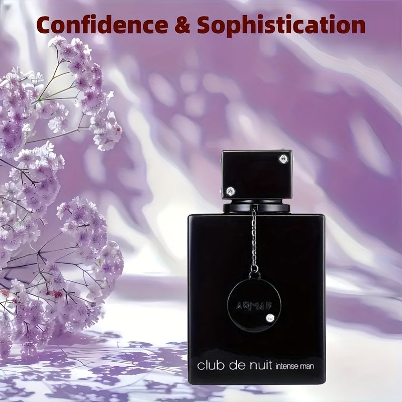 ARMARF Club de Nuit Men’s Cologne Eau De Parfum Spray - 3.6oz Glass Bottle with Black Chain, Mysterious Scent for Men, Perfect for Date Night or Casual Attire, Men's Fragrance | Sophisticated Packaging | Glass Perfume Bottl