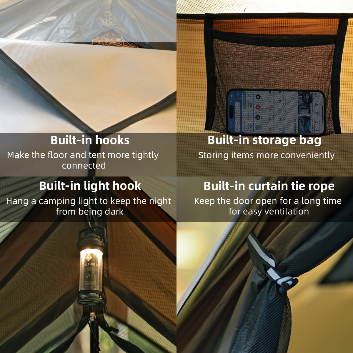 Cottage Tent -1-2 Person Hot Tent With Stove Jack - 4 Season Winter Camping Tent, Waterproof & Windproof, Lightweight 82x59x47 Inches | Ideal For Backpacking, Camping, Hiking, Hunting, Fishing | Hot Tent, Hot Tents For Campin