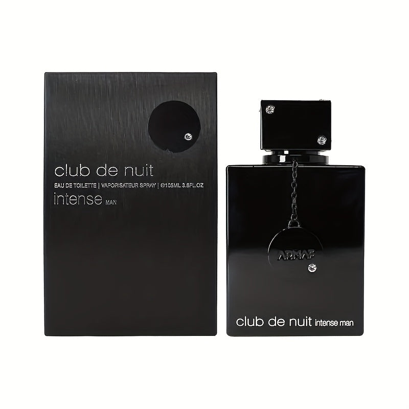 ARMARF Club de Nuit Men’s Cologne Eau De Parfum Spray - 3.6oz Glass Bottle with Black Chain, Mysterious Scent for Men, Perfect for Date Night or Casual Attire, Men's Fragrance | Sophisticated Packaging | Glass Perfume Bottl
